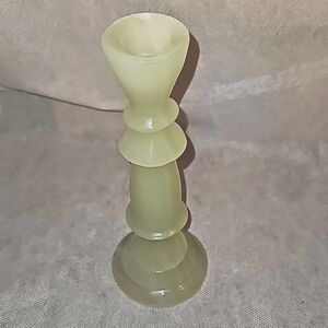 9 Inch Stone Candle Holder